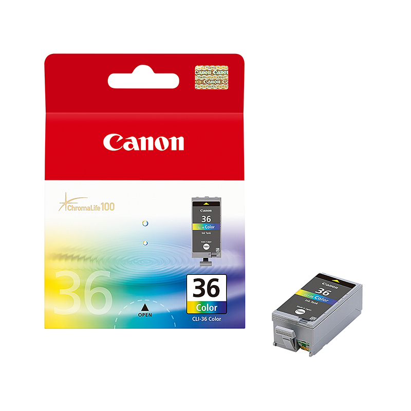 Canon CLI-36 Couleurs - Cartouche d'encre Canon d'origine (1511B001AF)