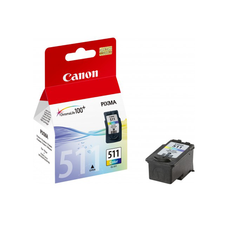 Canon CL-511 Couleurs - Cartouche d'encre Canon d'origine (2972B007AA)