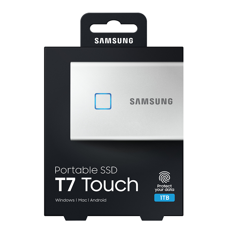 Disque dur externe Samsung T7 Touch SSD 1 To (MU-PC1T0S_WW) prix Maroc