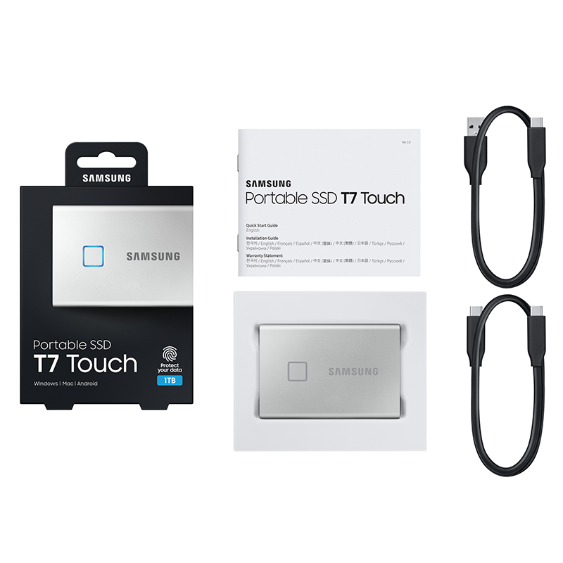 Acheter Disque Dur SSD Externe Samsung T7 Touch - 1TB - USB 3.2 Gen.2  (10Gbps) (MU-PC1T0S_WW) - د.م. 3.150,00 - Maroc