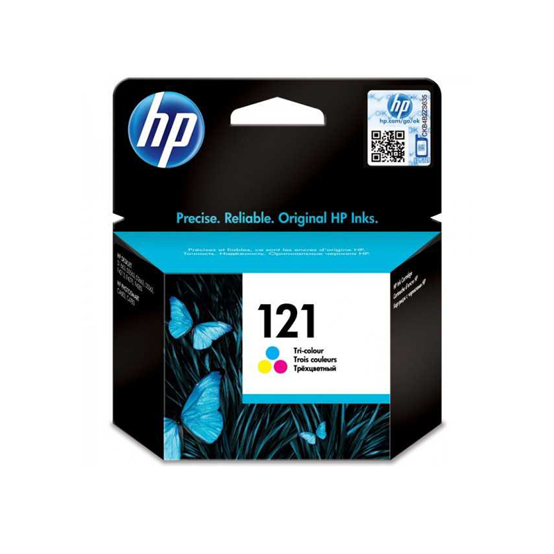 HP 121 trois couleurs - Cartouche d'encre HP d'origine (CC643HE)