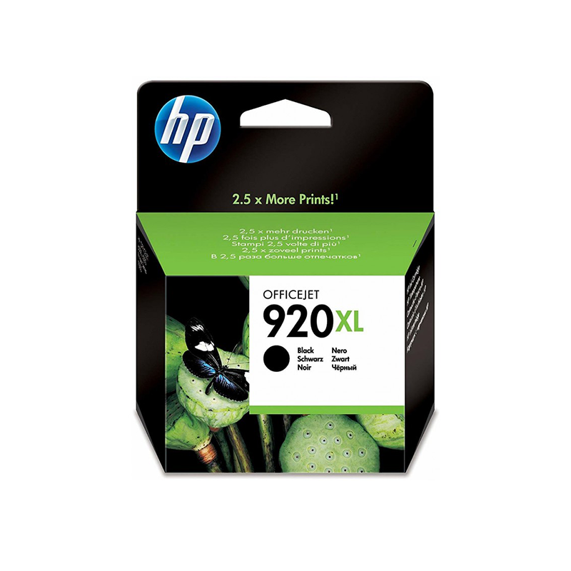 HP 920XL Noir - Cartouche d'encre grande capacité HP d'origine (CD975AE)