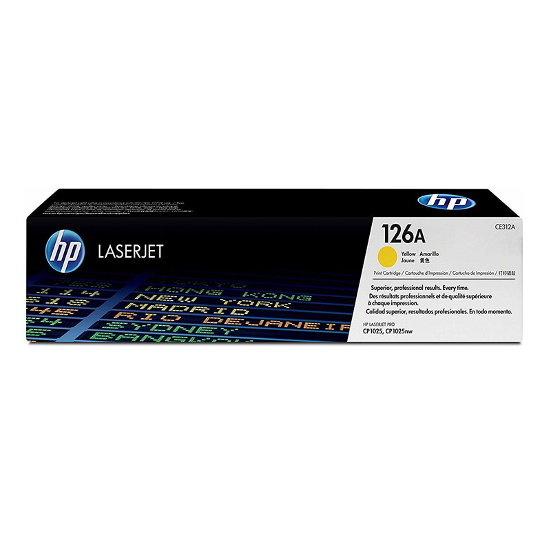 HP 126A Jaune (CE312A) - Toner HP LaserJet d'origine