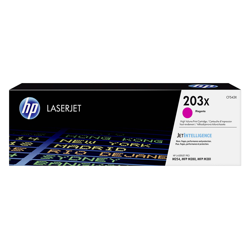 HP 203X Magenta (CF543X) - Toner HP LaserJet d'origine