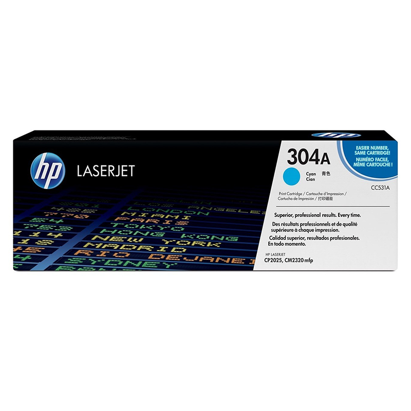 HP 304A Cyan (CC531A) - Toner HP LaserJet d'origine