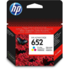 HP 652 trois couleurs - Cartouche d'encre HP d'origine (F6V24AE)