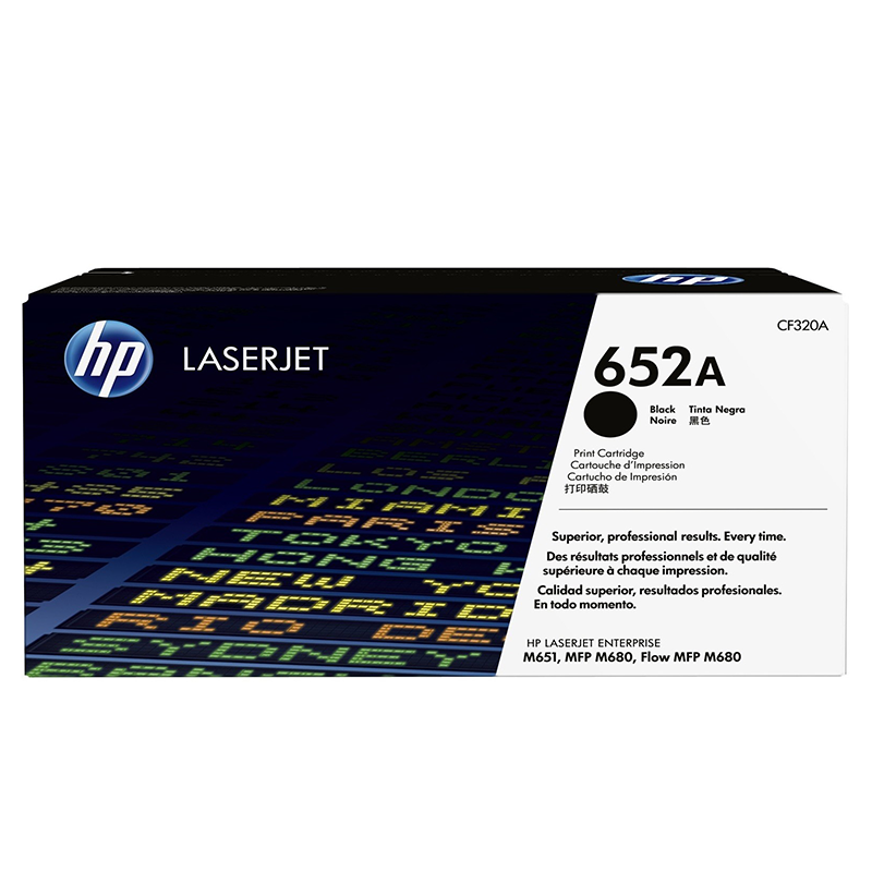HP 652A Noir (CF320A) - Toner HP LaserJet d'origine