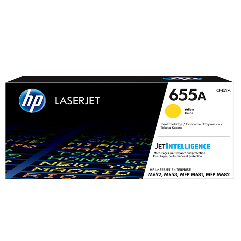 HP 655A Jaune (CF452A) - Toner HP LaserJet d'origine