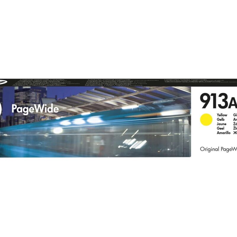 HP 913A Jaune - Cartouche PageWide HP d'origine (F6T79AE)