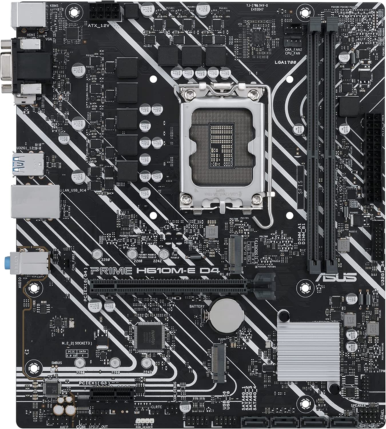 Carte Mère Intel MSI PRO H610M-E DDR4 (911-7D48-012)