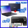 Pack Ordinateur portable Asus VivoBook E410 + Imprimante Epson L3210 sans wifi