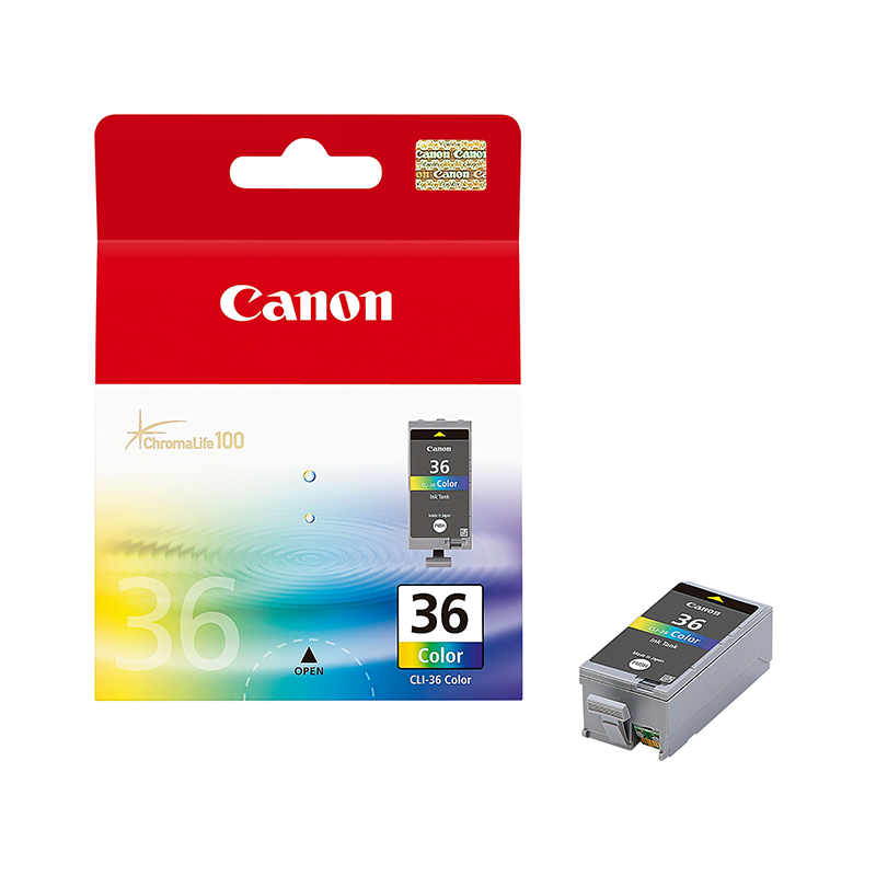 Canon CLI-36 Couleurs - Cartouche d'encre Canon d'origine (1511B001AF)