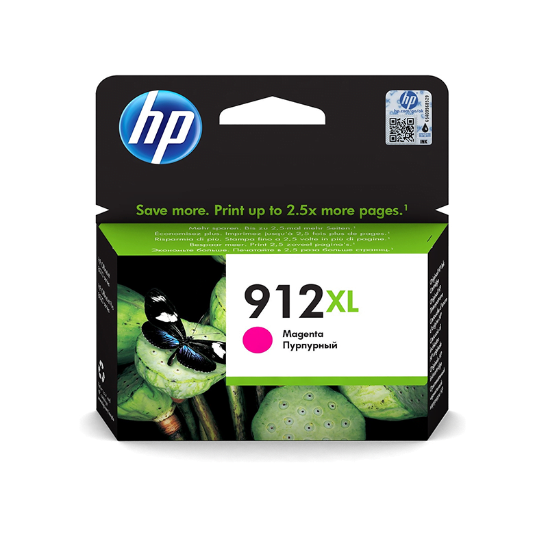 HP 912XL Magenta - Cartouche d'encre grande capacité HP d'origine (3YL82AE)