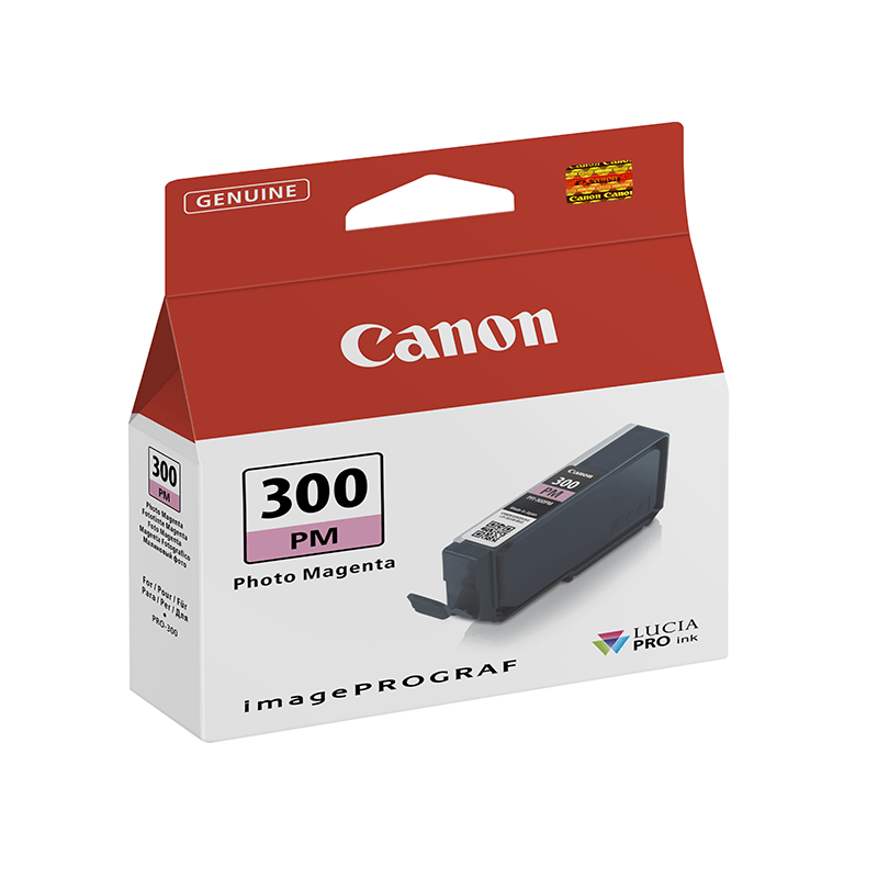 Canon PFI-300PM Magenta photo - Cartouche d'encre Canon d'origine (4198C001AA)