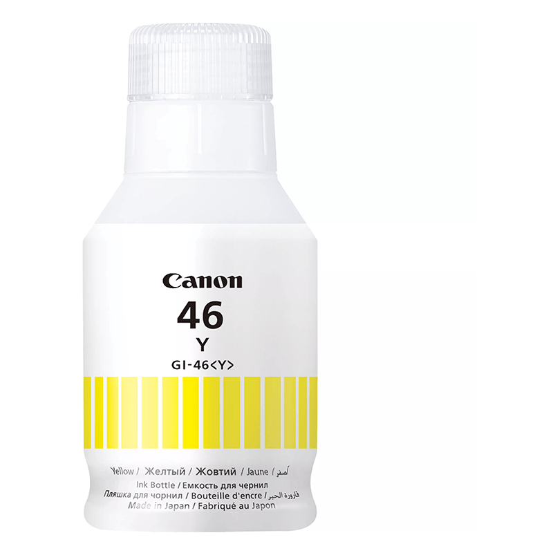 Canon GI-46Y Jaune - Bouteille d'encre Canon d'origine (4429C001AA)