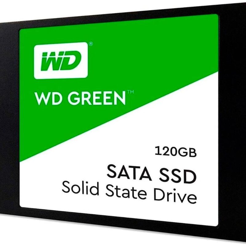 Disque SSD interne PC Western Digital Green 120 Go - SATA III 6 Gb/s - 2.5"/7 mm jusqu'à 550 Mo/s (WDS120G2G0A)