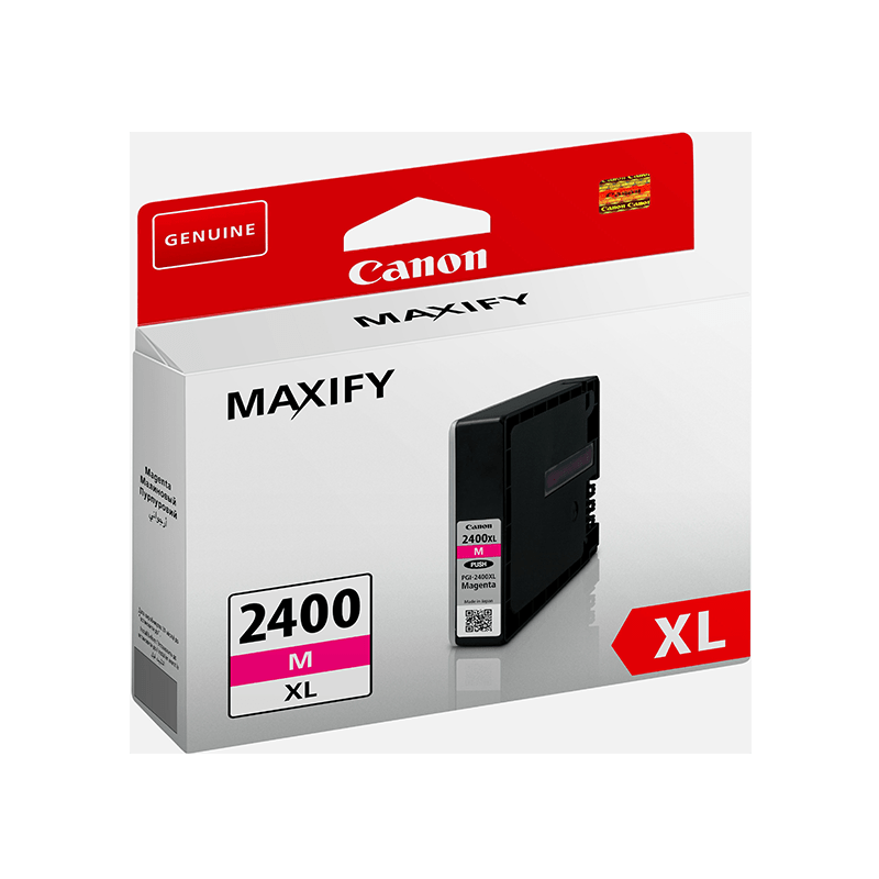 Canon PGI-2400XL M Magenta - Cartouche d'encre grande capacité Canon d'origine (9275B001AA)