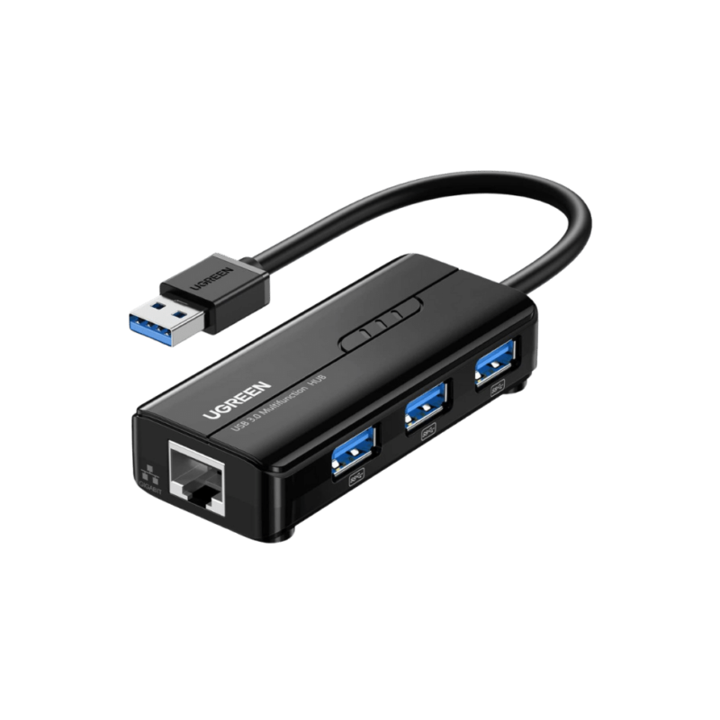 HUB USB 3.0 Ugreen 4 en 1 RJ45 Port (20265)