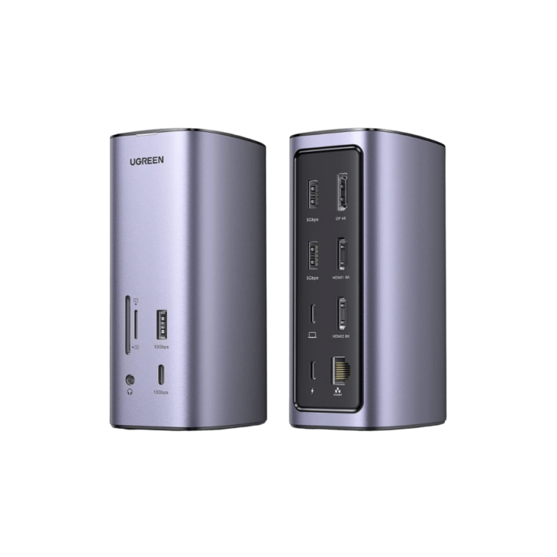 Hub USB-C Ugreen Revodok 12 en 1 Supporte PD 100W Recharge (90325)