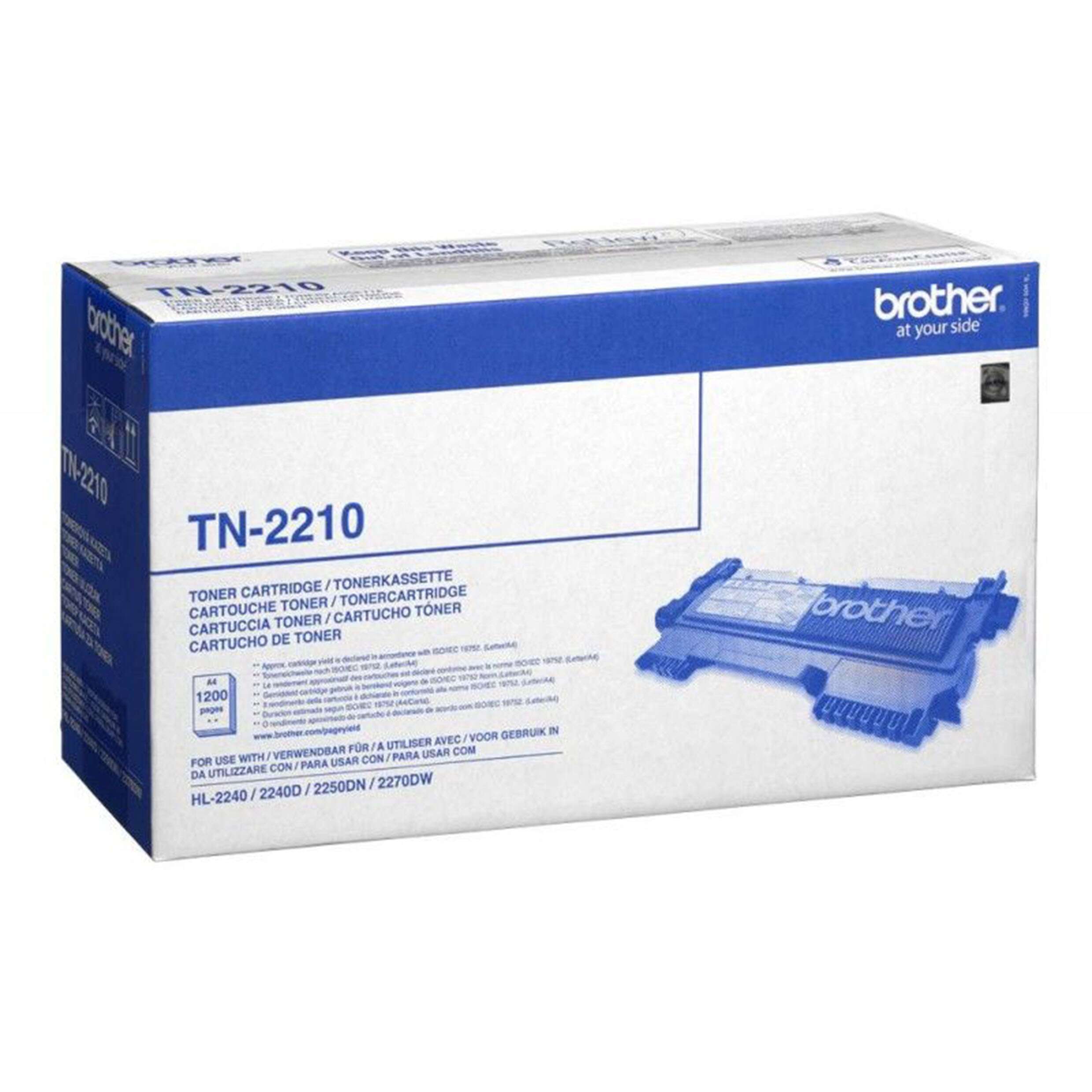 Brother TN-2210 Noir - Toner d'origine TN2210