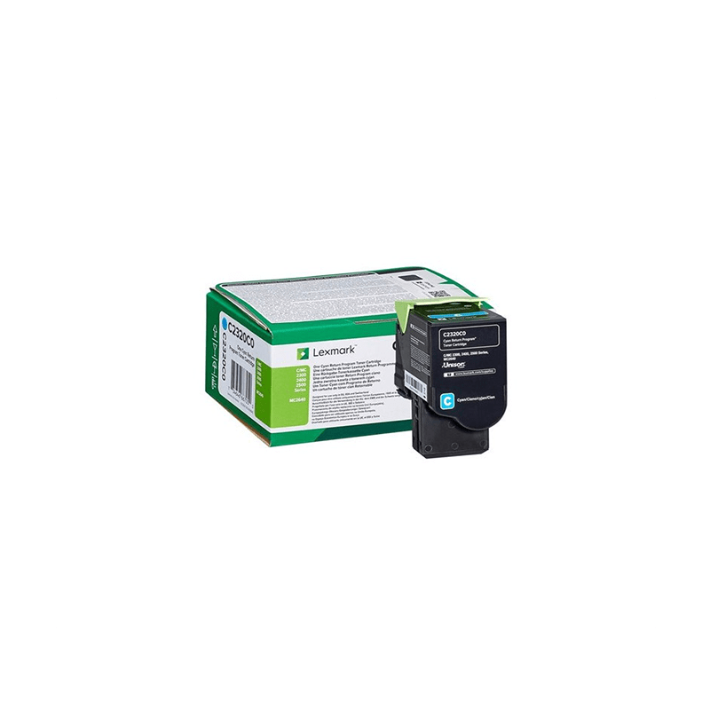 Lexmark Cyan (C2350C0) - Toner Lexmark programme de retour - 1000