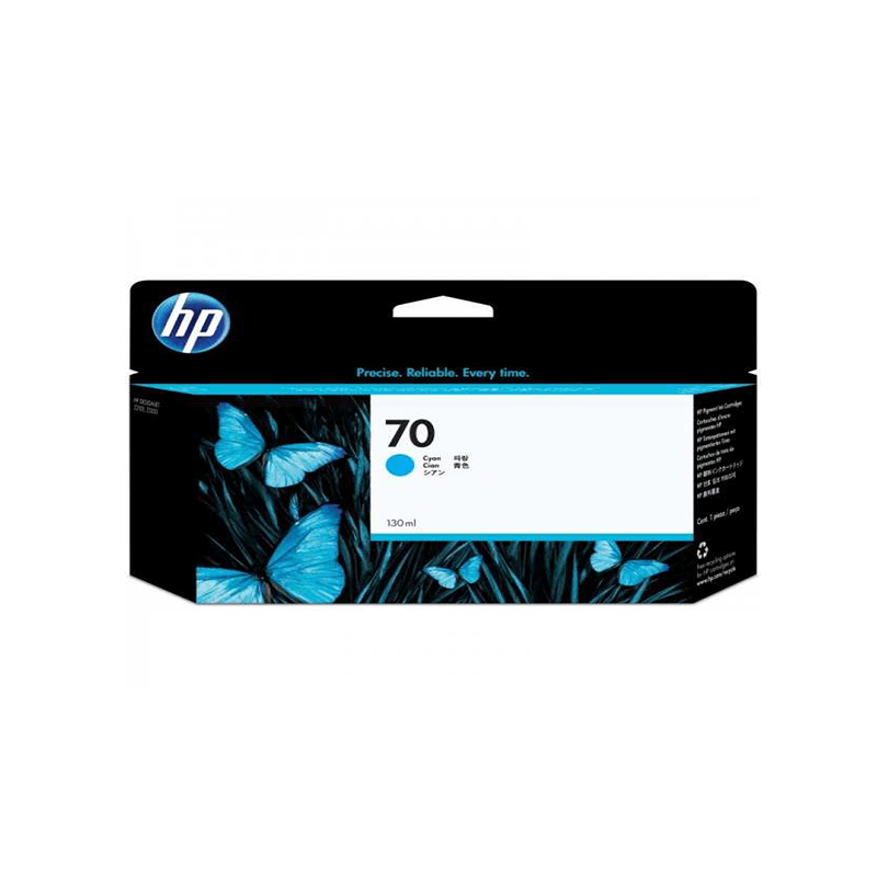 HP 70 Cyan - Cartouche d'encre HP d'origine (C9452A)