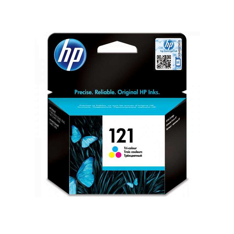 HP 121 trois couleurs - Cartouche d'encre HP d'origine (CC643HE)