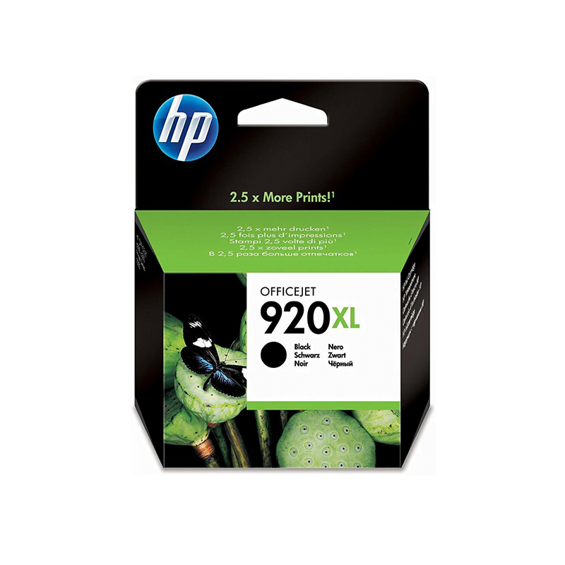 HP 920XL Noir - Cartouche d'encre grande capacité HP d'origine (CD975AE)