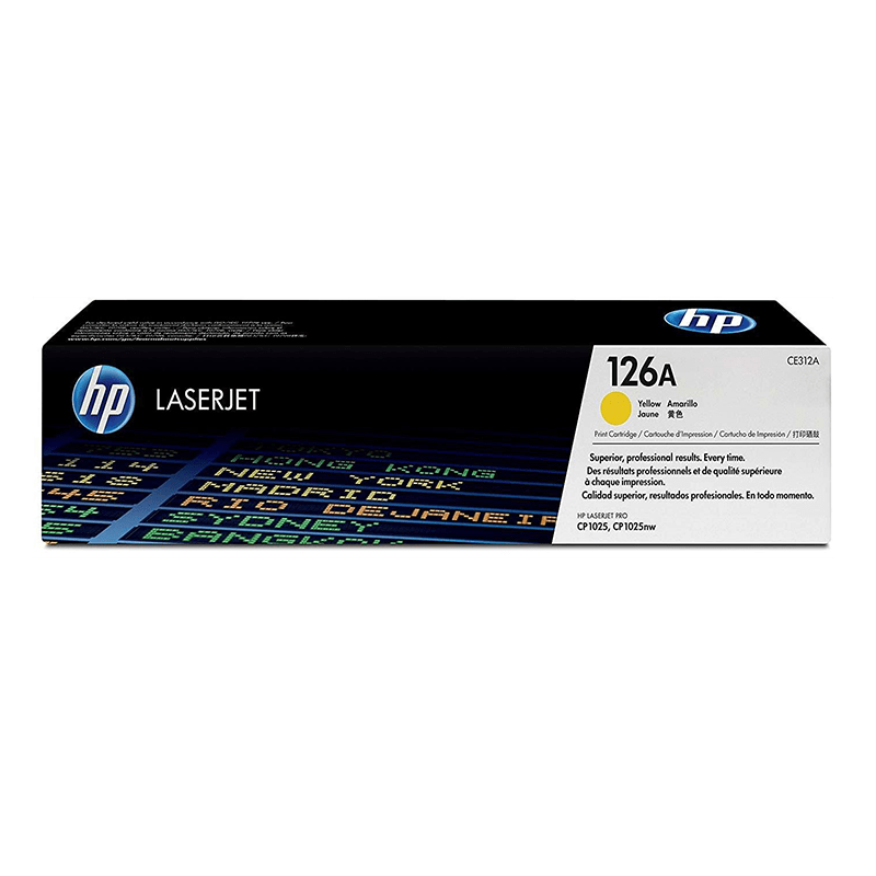 HP 126A Jaune (CE312A) - Toner HP LaserJet d'origine