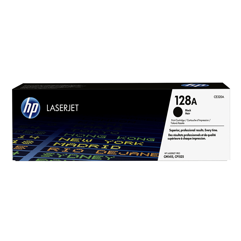 HP 128A Noir (CE320A) - Toner HP LaserJet d'origine