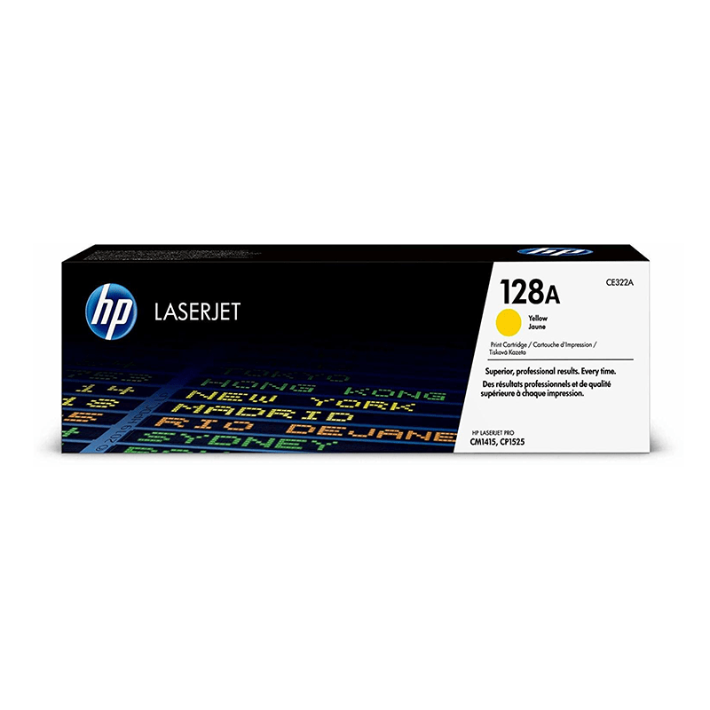 HP 128A Jaune (CE322A) - Toner HP LaserJet d'origine