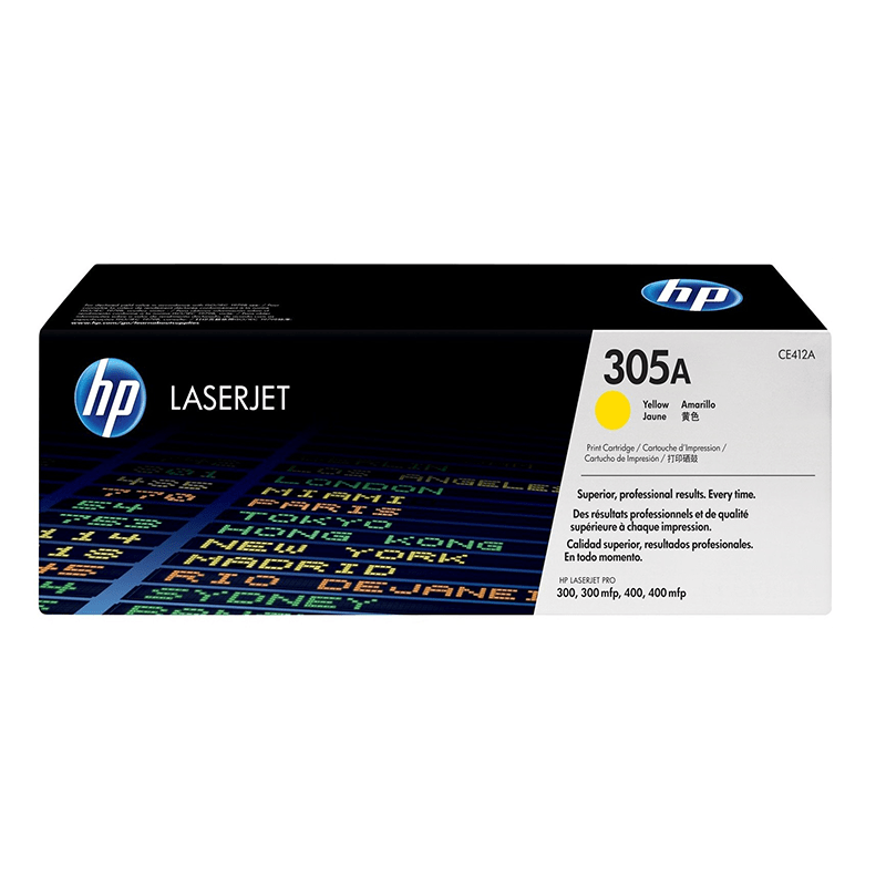 HP 305A Jaune (CE412A) - Toner HP LaserJet d'origine