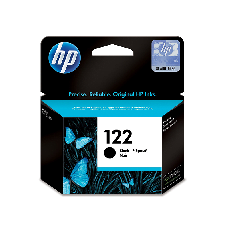 HP 122 Noir - Cartouche d'encre HP d'origine (CH561HE)