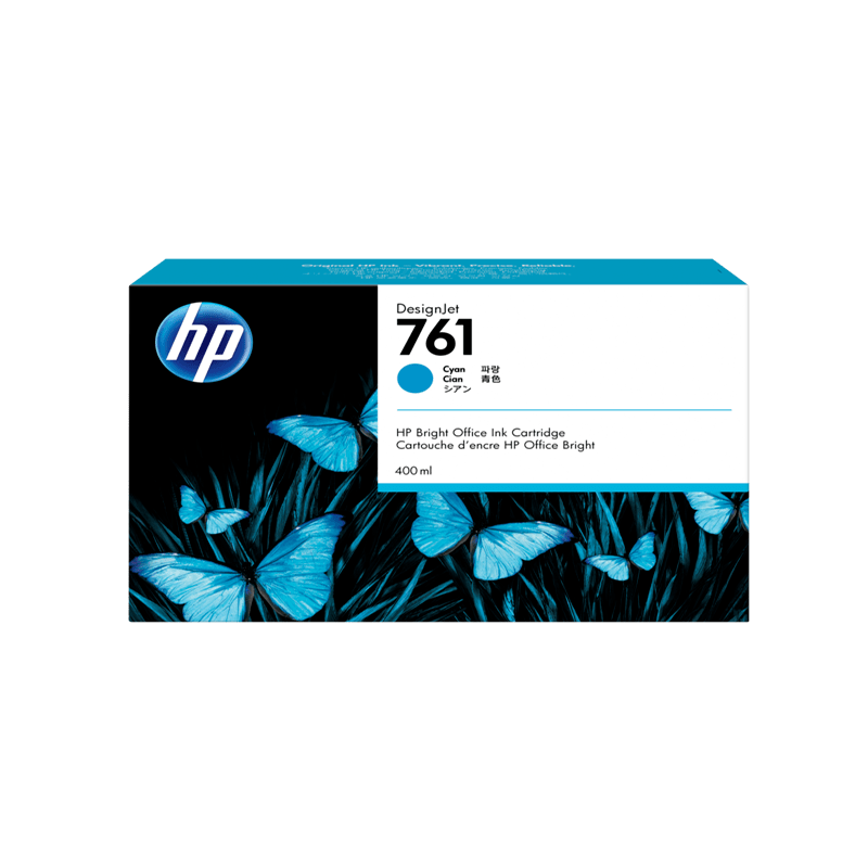 HP 761 Cyan - Cartouche d'encre HP d'origine (CM994A)