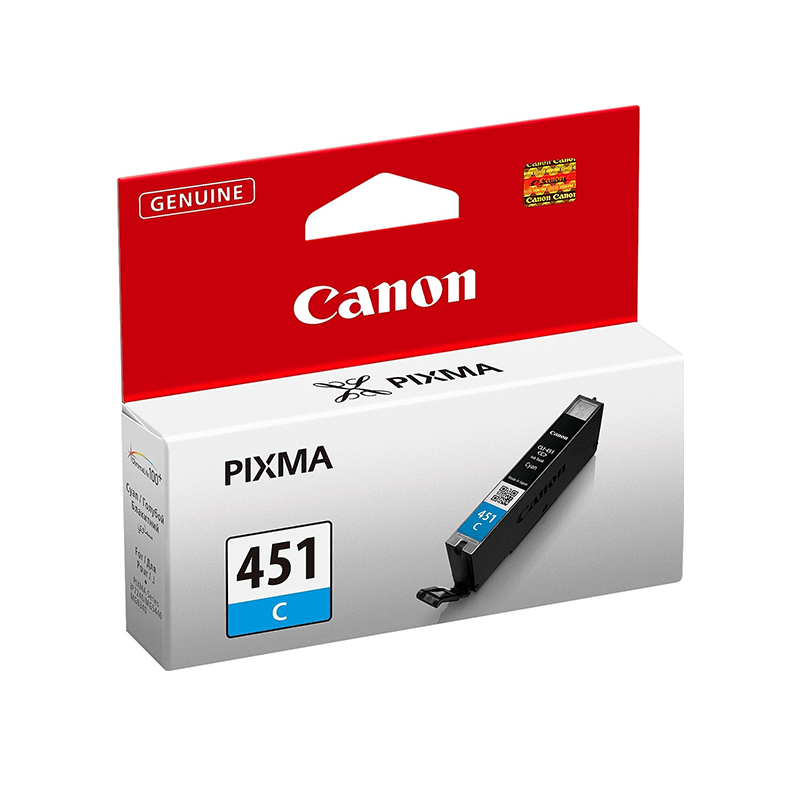 Canon CLI-451C Cyan - Cartouche d'encre Canon d'origine (6524B001AA)