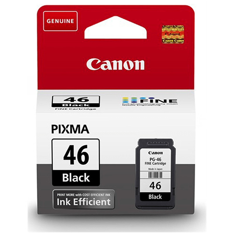 Canon PG-46 Noir - Cartouche d'encre Canon d'origine (9059B001AA)