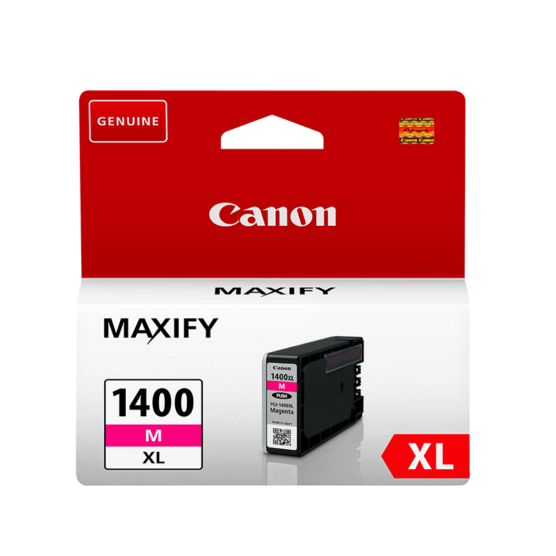 Canon PGI-1400XL M Magenta - Cartouche d'encre grande capacité Canon d'origine (9203B001AA)