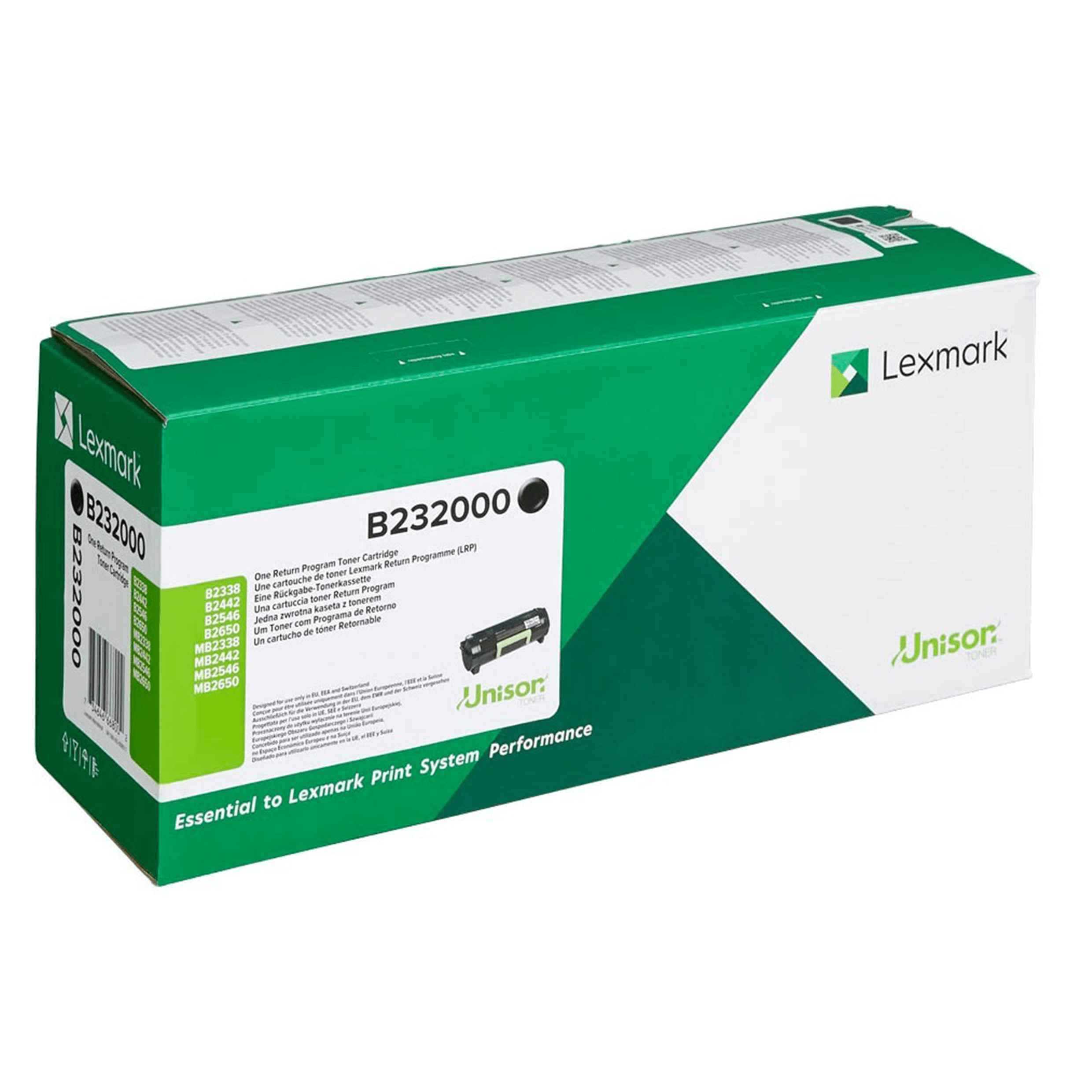 Cartouche de toner Lexmark Noir B235000