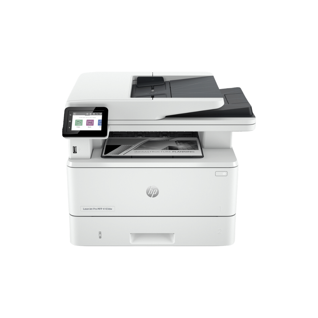 Imprimante Multifonction Laser Monochrome HP LaserJet Pro 4103dw (2Z627A-B19)