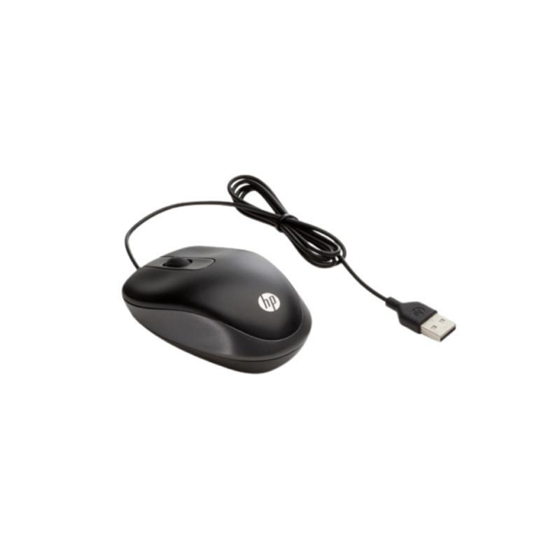 HP Souris filaire Voyage USB Noir (G1K28AA-ABB)