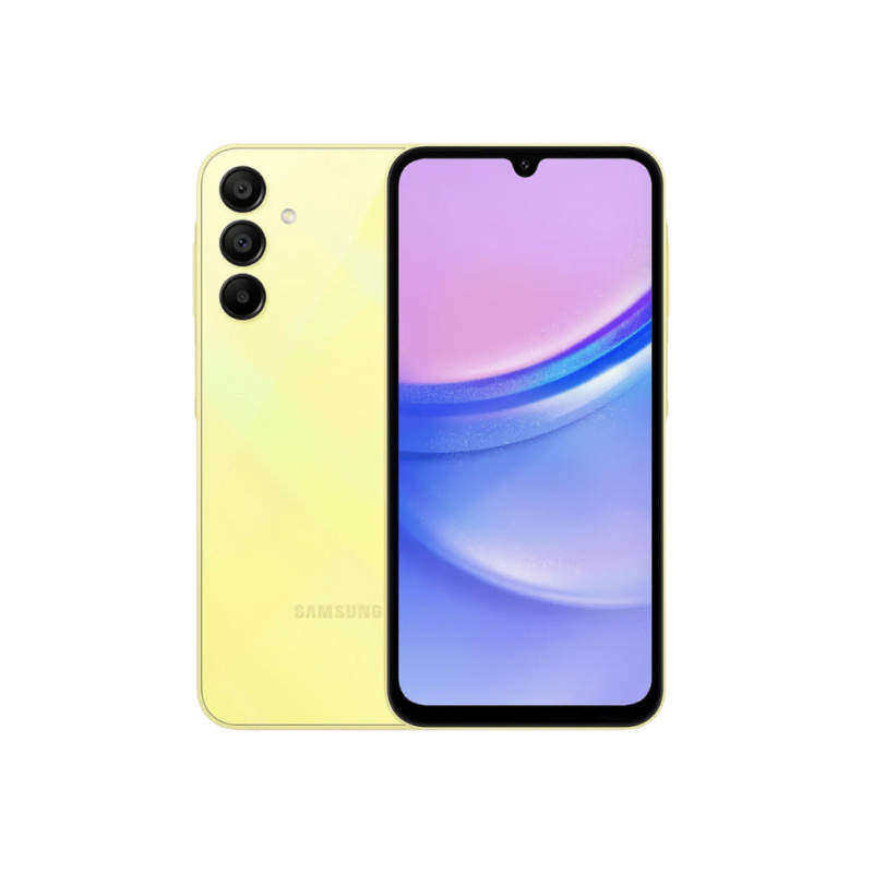 SAMSUNG Galaxy A15 Jaune 4Go 128 Go (SM-A155FZYDMWD)