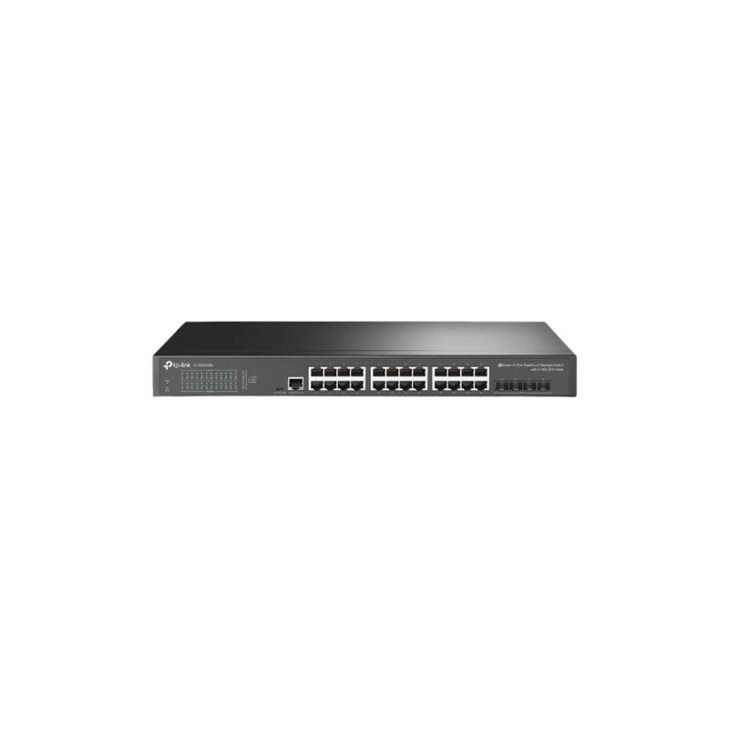 Switch administrable TP-Link JetStream L2+ 24 ports Gigabit avec 4 emplacements SFP+ 10GE (TL-SG3428X)