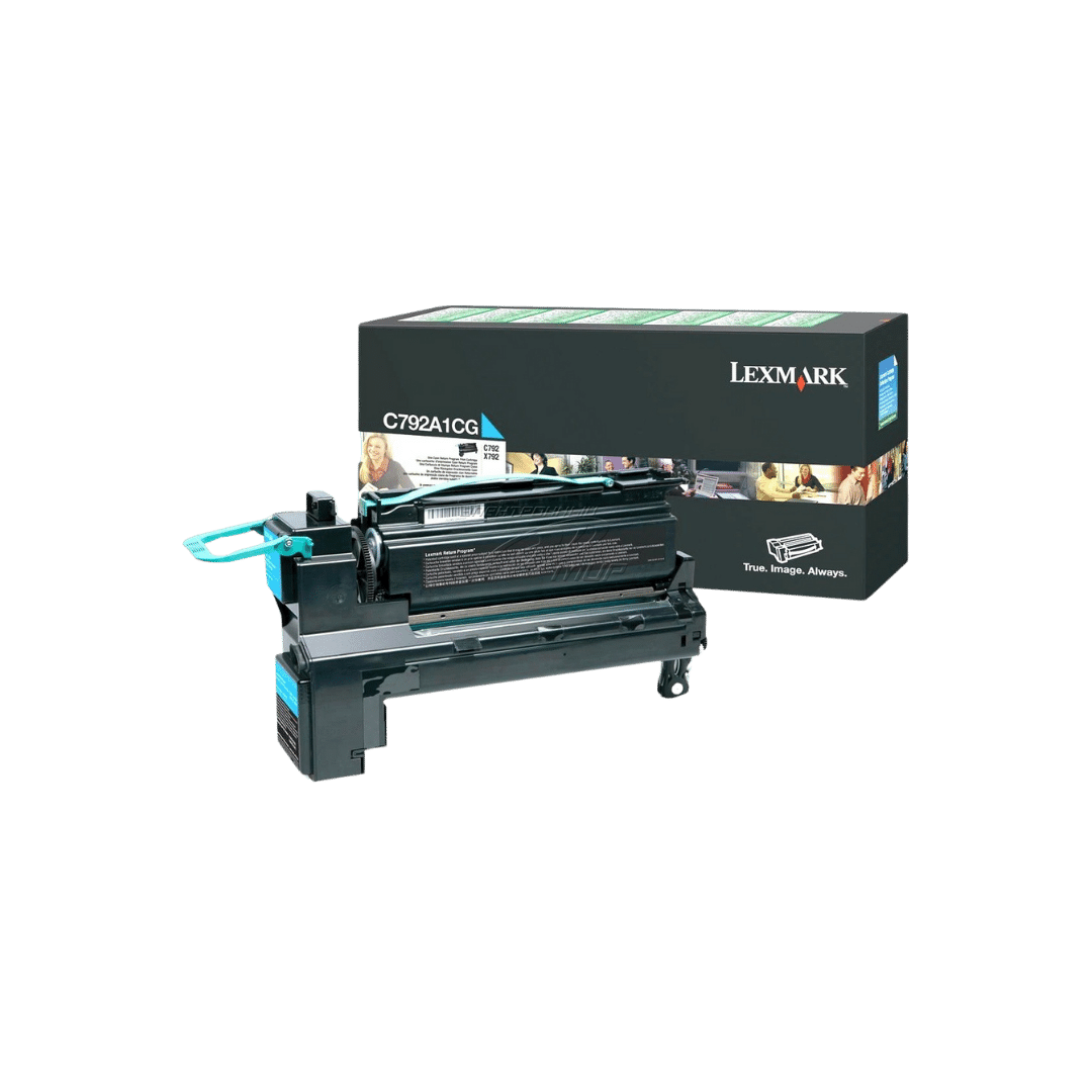 Cartouche de toner LEXMARK C792 Return Program Cyan 6K X792 (C792A1CG)