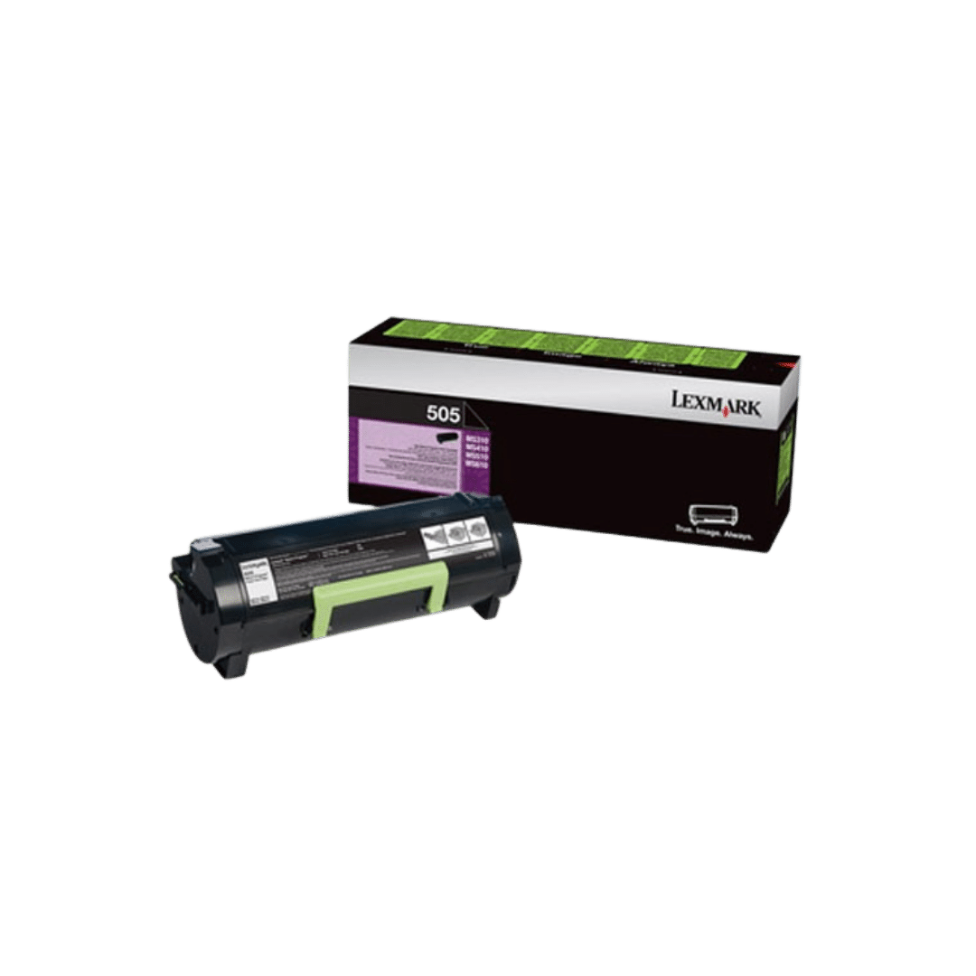 Cartouche de toner Lexmark 505 - 1500 Pages Noir (50F5000)