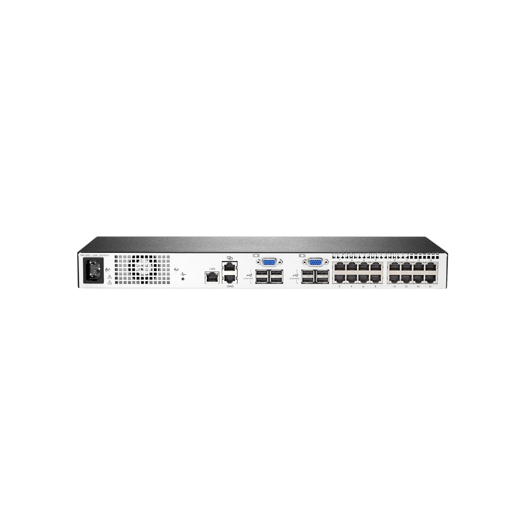 Switch de console HPE 1x2x16 G4 KVM (Q1P55A)