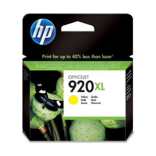 HP 920XL Jaune - Cartouche d'encre grande capacité HP d'origine (CD974AE)