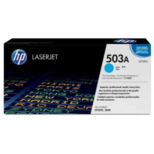 HP 503A Cyan (Q7581A) - Toner HP LaserJet d'origine