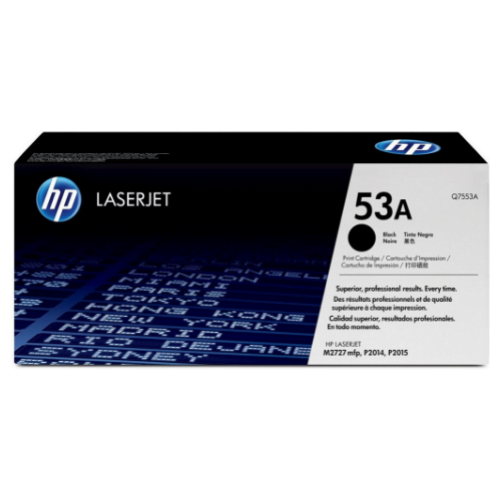 HP 53A Noir (Q7553A) - Toner HP LaserJet d'origine