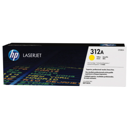 HP 312A Jaune (CF382A) - Toner HP LaserJet d'origine