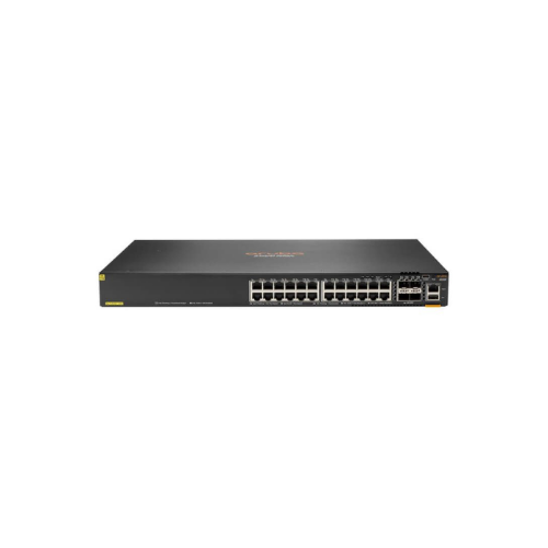 Aruba 6200F 24G Class4 PoE 4SFP+ 370W Géré L3 Gigabit Ethernet (10/100/1000) Connexion Ethernet (JL725A)